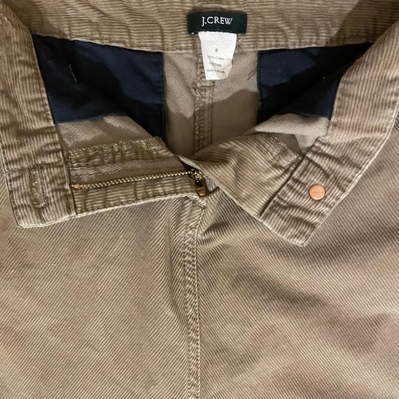 J. Crew Corduroy Skirt, Brown, size 0, A-line, Knee length - Picture 10 of 13